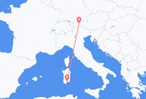 Flights from Cagliari, Italy to Innsbruck, Austria