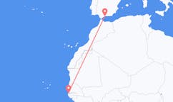 Vols de Banjul pour Málaga