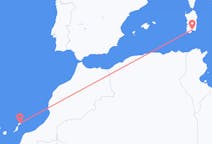 Flyrejser fra Cagliari, Italien til Lanzarote, Spanien