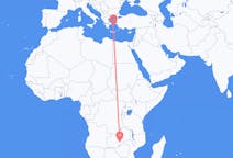 Flights from Lusaka, Zambia to Mykonos, Greece