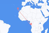 Flyg från Cabinda (provinshuvudstad), Angola till La Palma, Spanien