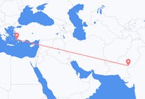 Flights from Rahim Yar Khan, Pakistan to Kos, Greece