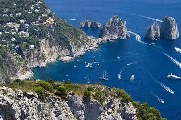 Excursion privée à Capri et à la grotte bleue au départ de Naples ou Sorrente