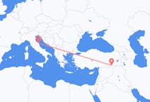 Flyg från Mardin, Turkiet till Ancona, Italien