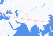 Flyreiser fra Fuzhou, til Athen