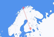 Flights from Sørkjosen, Norway to Lappeenranta, Finland