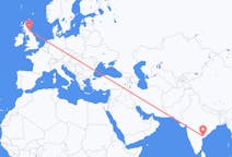 Flyreiser fra Vijayawada, India til Edinburgh, Skottland