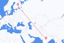Flights from Nagpur, India to Joensuu, Finland