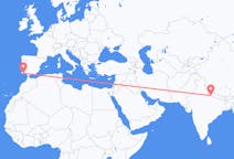 Vluchten van Nepalgunj, Nepal naar Faro, Napoli, Portugal