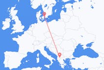 Flights from Ohrid, Republic of North Macedonia to Copenhagen, Denmark