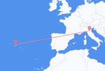 Flights from Graciosa, Portugal to Bologna, Italy