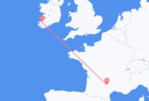 Flyg från Killorglin, Irland till Rodez, Frankrike