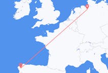 Flyreiser fra Bremen, Tyskland til Santiago de Compostela, Spania