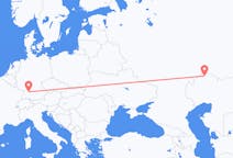 Flyrejser fra Mundtlig, Kasakhstan til Stuttgart, Tyskland