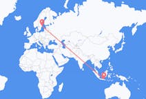 Flyrejser fra Surabaya, Indonesien til Stockholm, Sverige