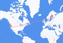 Flyg från Sacramento, USA till Helsingfors, Finland