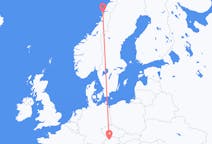 Flights from Sandnessjøen, Norway to Linz, Austria