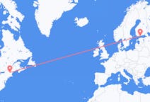 Flyreiser fra Libanon, USA til Helsingfors, Finland