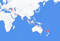 Flyg från Auckland, Nya Zeeland till Sanliurfa, Turkiet