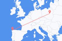 Vols de La Corogne, Espagne pour Varsovie, Pologne