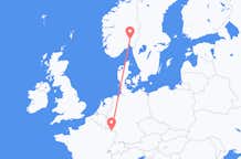 Flights from Saarbrücken to Oslo