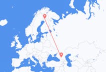 Flyreiser fra Mineralnye Vody, Russland til Rovaniemi, Finland