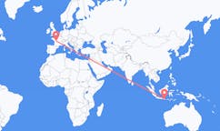 Flyrejser fra Banyuwangi, Indonesien til Poitiers, Frankrig