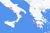 그리스발 칼라마타, 이탈리아행 나폴리 항공편