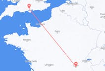 Flyrejser fra Southampton, England til Lyon, Frankrig