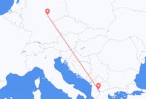 北マケドニアのから オフリド、ドイツのへ エアフルトフライト