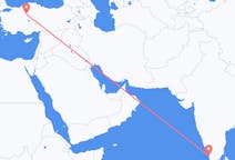 Flyreiser fra Kochi, til Ankara