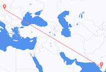 Flyreiser fra Kandla, India til Budapest, Ungarn