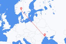 Flyreiser fra Odessa, Ukraina til Oslo, Norge
