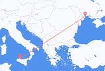 Vluchten van Palermo, Italië naar Odessa, Oekraïne