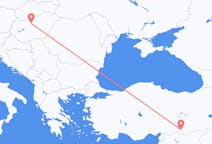 出发地 土耳其从 桑尼乌法目的地 匈牙利布达佩斯的航班