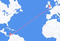 Flights from Montería, Colombia to Bristol, England