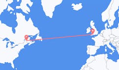 Flyreiser fra Presque Isle, USA til Exeter, England