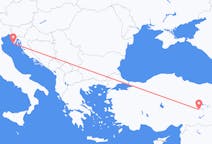 Loty z Pula, Chorwacja z Malatya, Turcja
