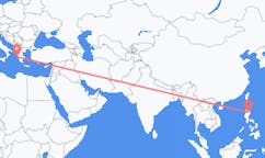 Flyrejser fra Cauayan, Isabela, Filippinerne til Kefallinia, Grækenland