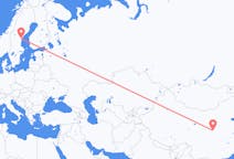 出发地 中国从西安出发目的地 瑞典松兹瓦尔的航班