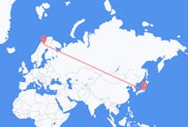 Flyg från Tokyo, Japan till Kiruna, Japan