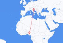 Flyrejser fra Asaba, Nigeria til Pescara, Italien