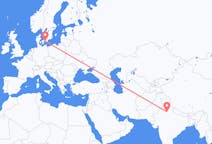 Flyreiser fra New Delhi, India til Malmö, Sverige