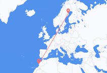 Flights from Essaouira, Morocco to Skellefteå, Sweden