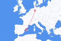 Flights from Ibiza, Spain to Kassel, Germany