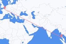 Flights from Phuket City, Thailand to Paris, France