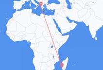 出发地 马达加斯加圖利亞拉目的地 希腊普雷韋扎的航班