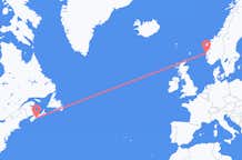Flyreiser fra Halifax, til Bergen