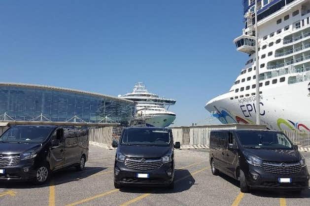 Transfer van de cruisehaven Civitavecchia naar Rome of FCO