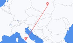 Flyreiser fra Radom, til Roma